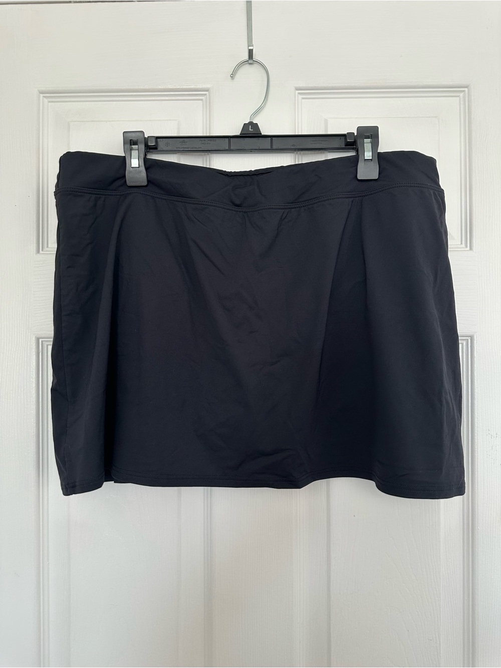 Lands' End Black Swim Skirt